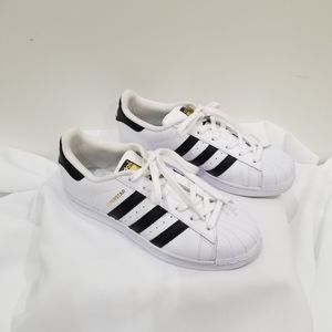 Adidas Superstar Black and White Sneakers